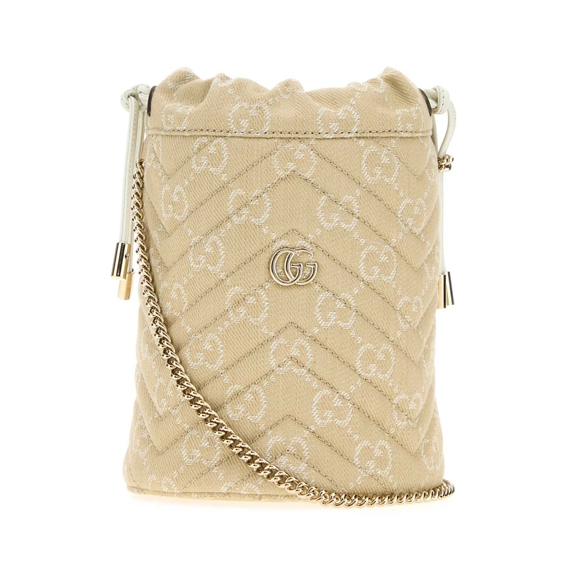 GG DENIM SMALL GG MARMONT BUCKET BAG