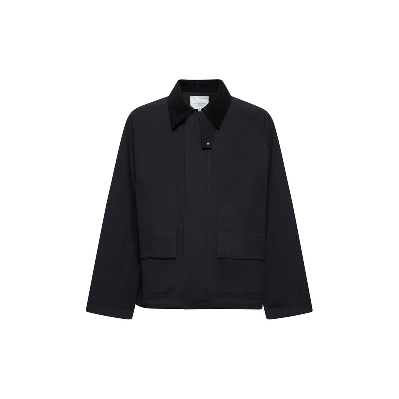 Black organic cotton blend Towa jacket