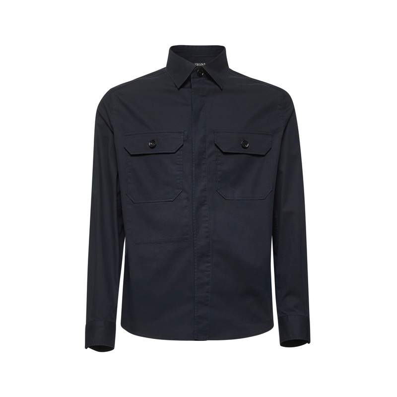 Blue premium cotton overshirt|S|M|L|XL|XXL