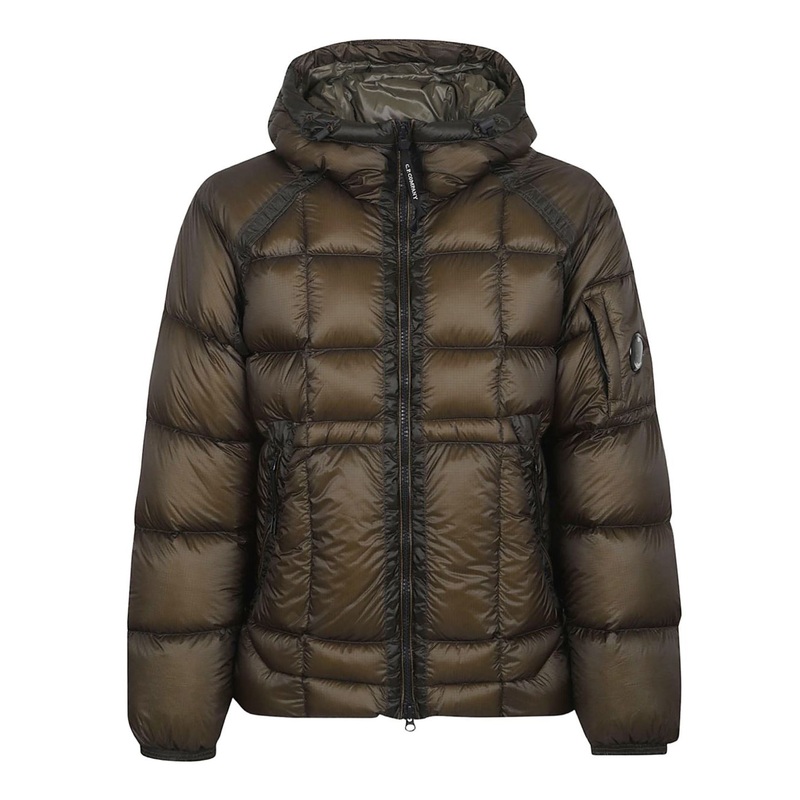 D.D. SHELL HOODED DOWN JACKET|GREEN|S|M|L|XL|XXL