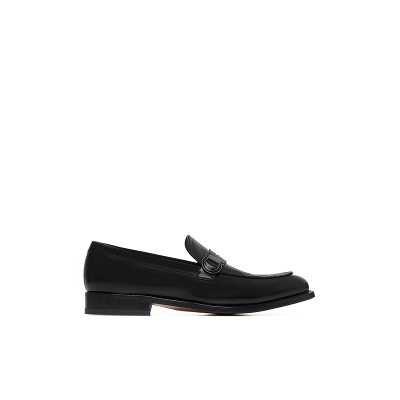 Gancini leather loafers|9|9.5|10.5|11|7.5|7