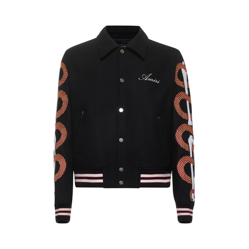 Black AMIRI Snake Bones jacket