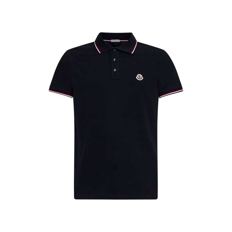 Logo-patch cotton polo shirt|S|L|XL
