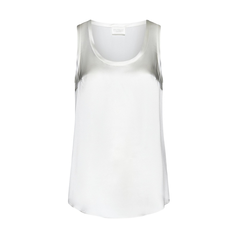 Silk-blend blouse|XS|S|M|L|XL