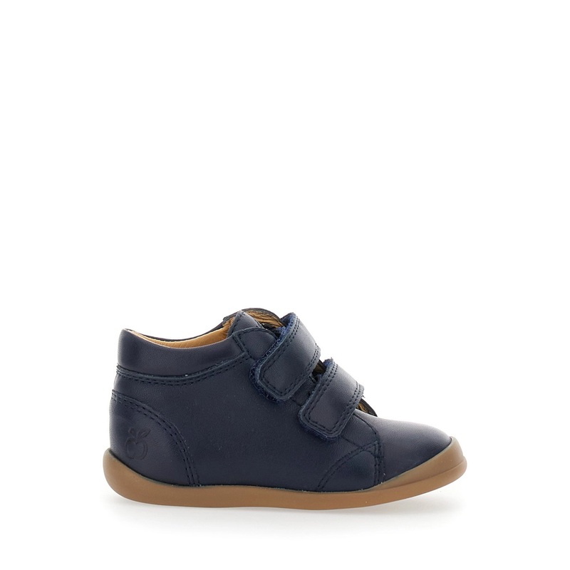 Blue Sneaker with Logo Printed on the Tongue in Rubber Baby