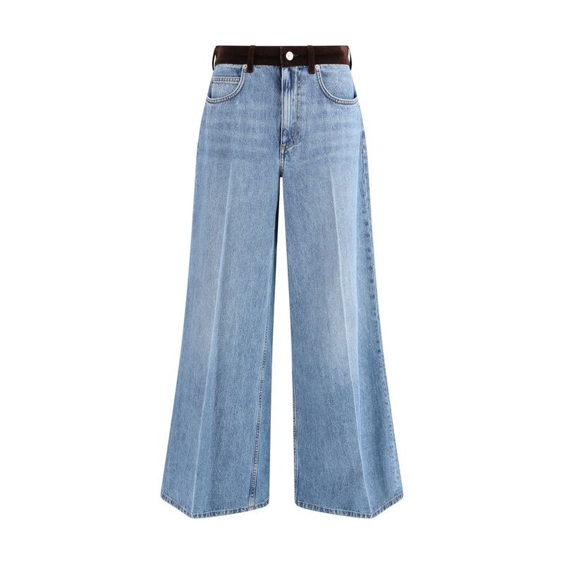 Light Blue Cotton Jeans Denim|IT42 | L
