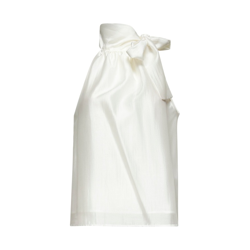 White muslin Tundra top|40|42|44|46