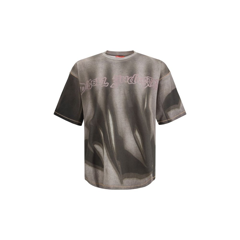 Gray Cotton T-Shirt|M