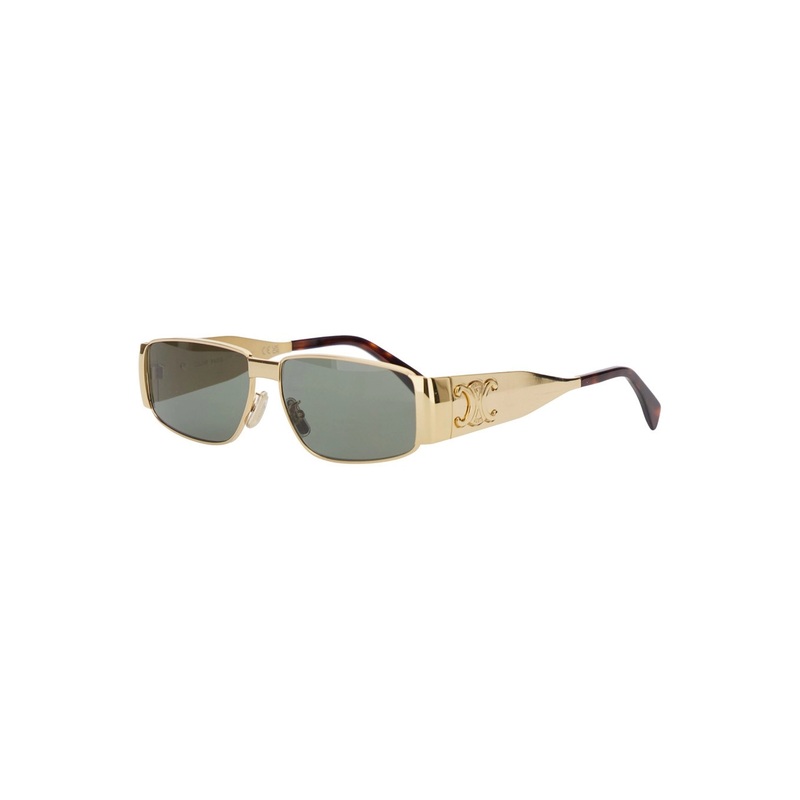 Metallic SUnglasses with Triomphe Detail on the Temples in Acetate Man