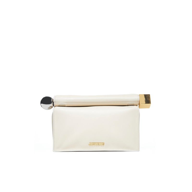 The Rond Carre Pochette in nappa leather
