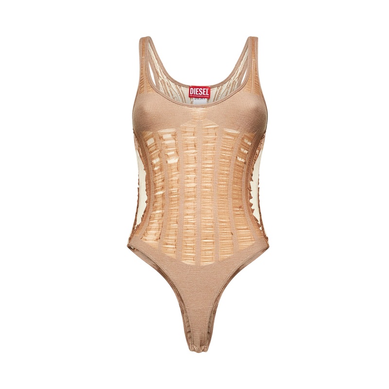Beige M-Calipso-Body seamless bodysuit