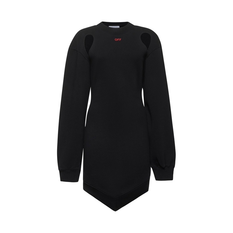 Black jersey Bandana-style dress