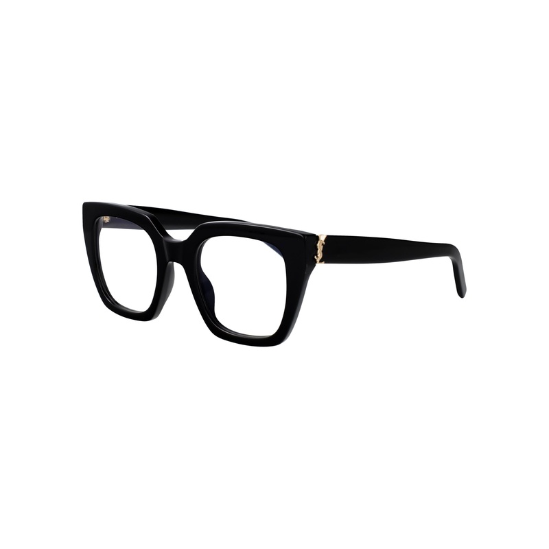 Black Optical Glasses in Recycled Acetate