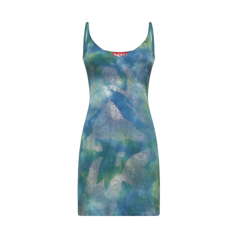 Light blue M-Isma knit minidress