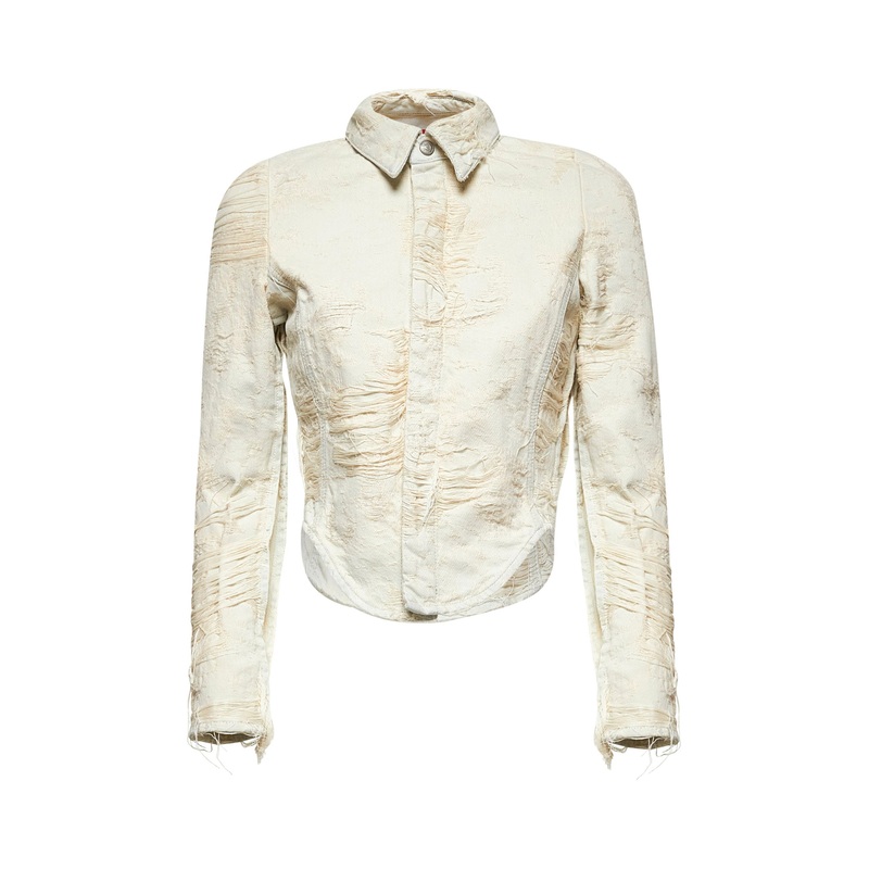White jacquard denim De-Madeline-Fsg shirt