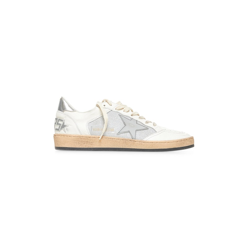 White nappa leather Ball Star sneakers