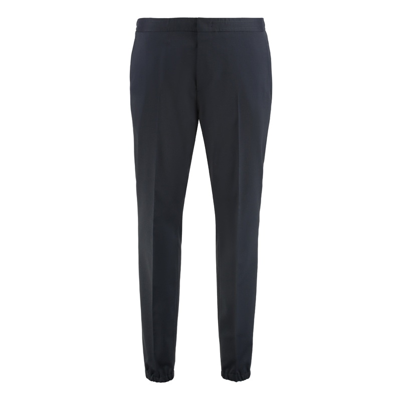 Wool Blend Pants|Blue|50|52|54|56