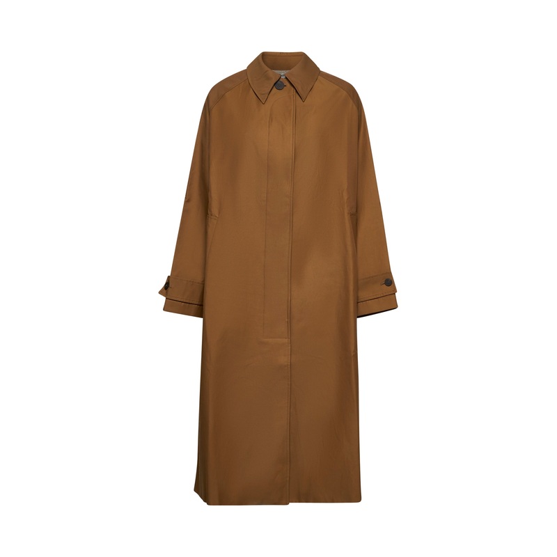 Brown twill Holin trench coat|4|6