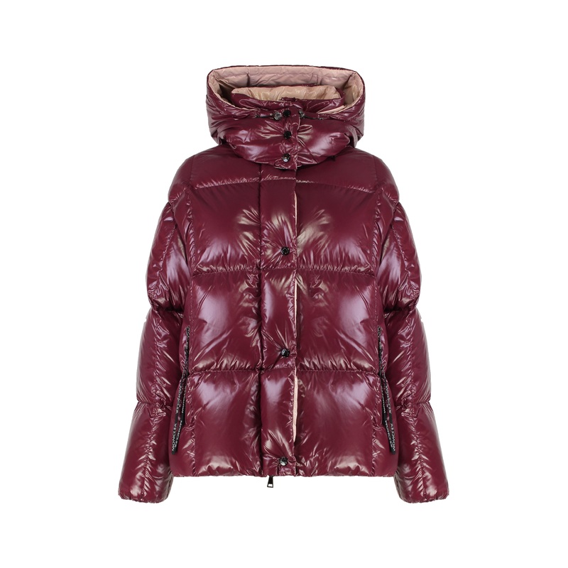 Short Parka Parana with Hood|Burgundy|1