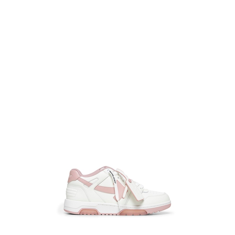 White and pink Out Of Office sneakers