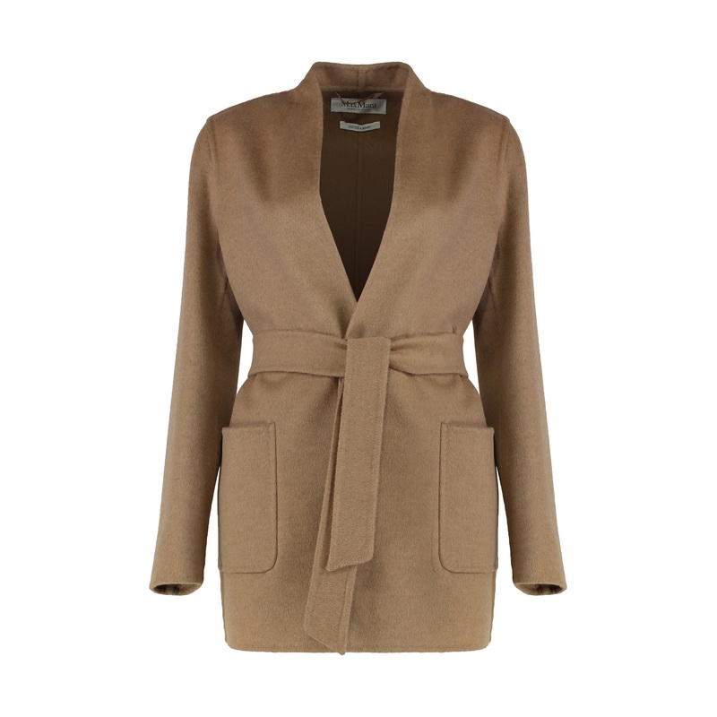 Draped Jacket in Camel|Beige|44|40|38