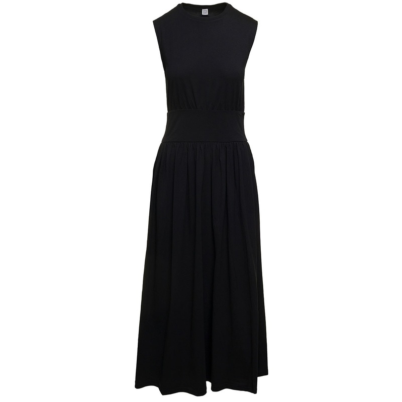 Sleeveless Cotton Tee Dress|S