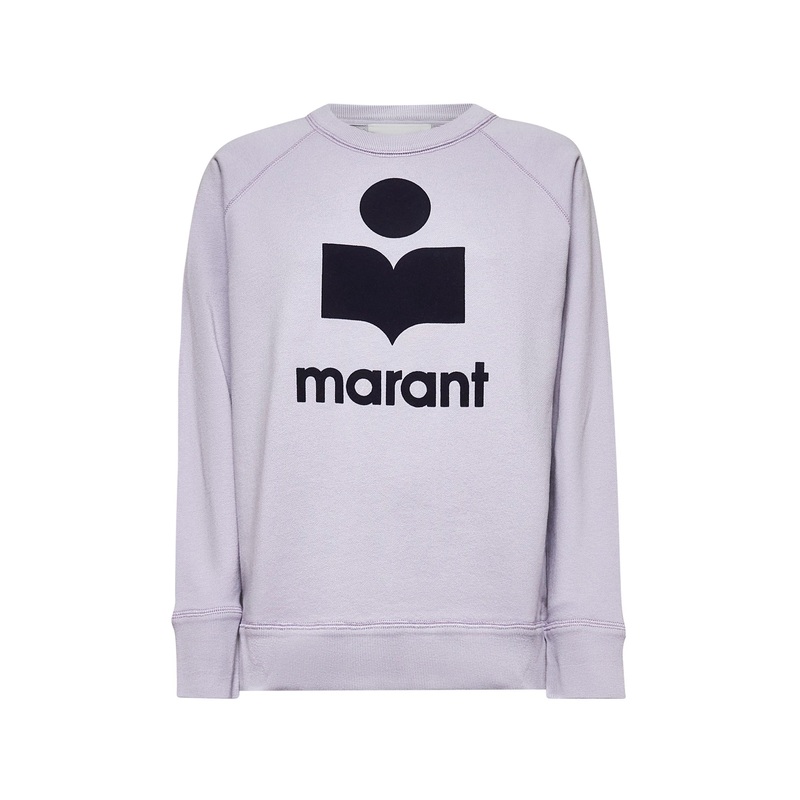 Lilac cotton Millyny logo sweatshirt