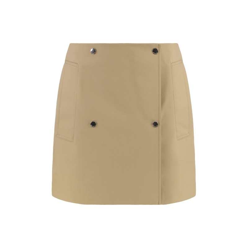Miniskirt Trench in Double Gabardine
