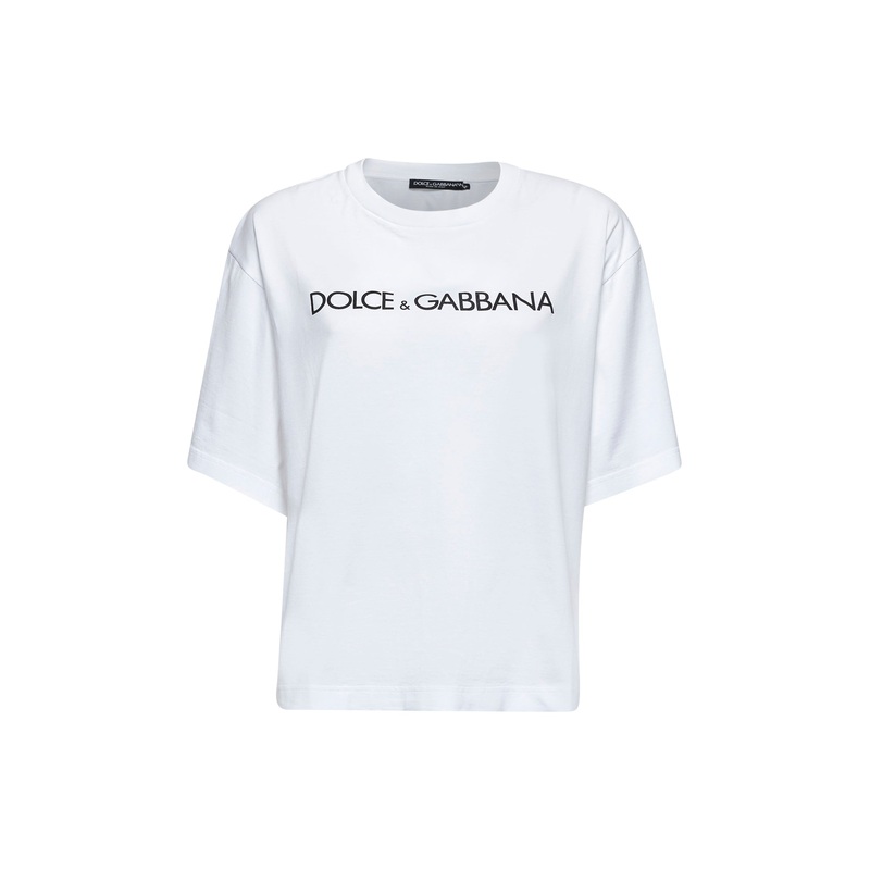 White Dolce&Gabbana lettering T-shirt