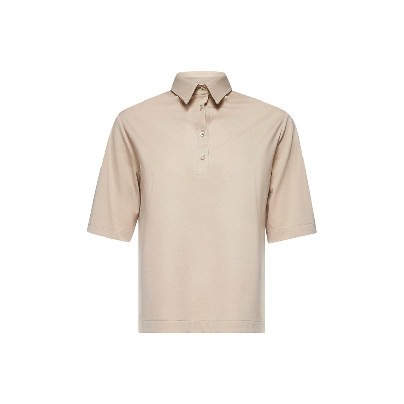 Beige jersey Platy polo shirt|40|42|44|46