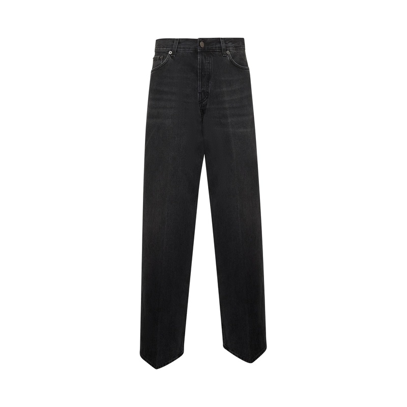 Black denim Bethany wide leg jeans