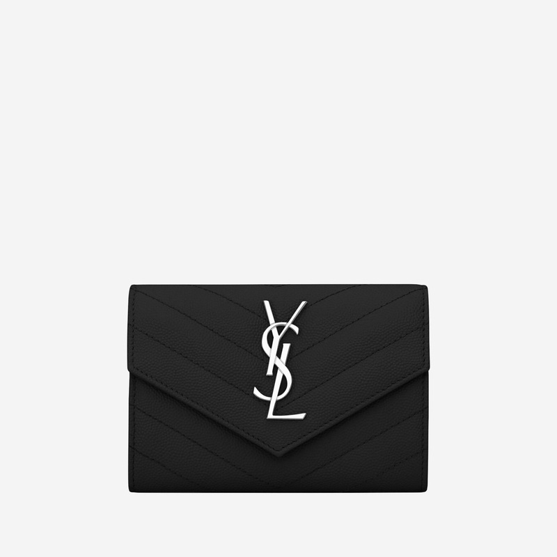 Matelass Leather Wallet|Black|One Size