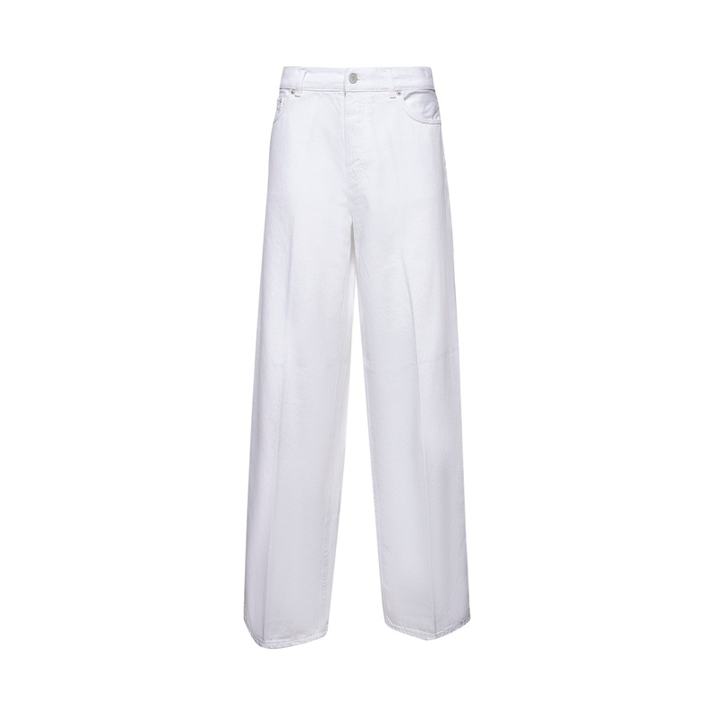 White denim Bethany wide leg jeans