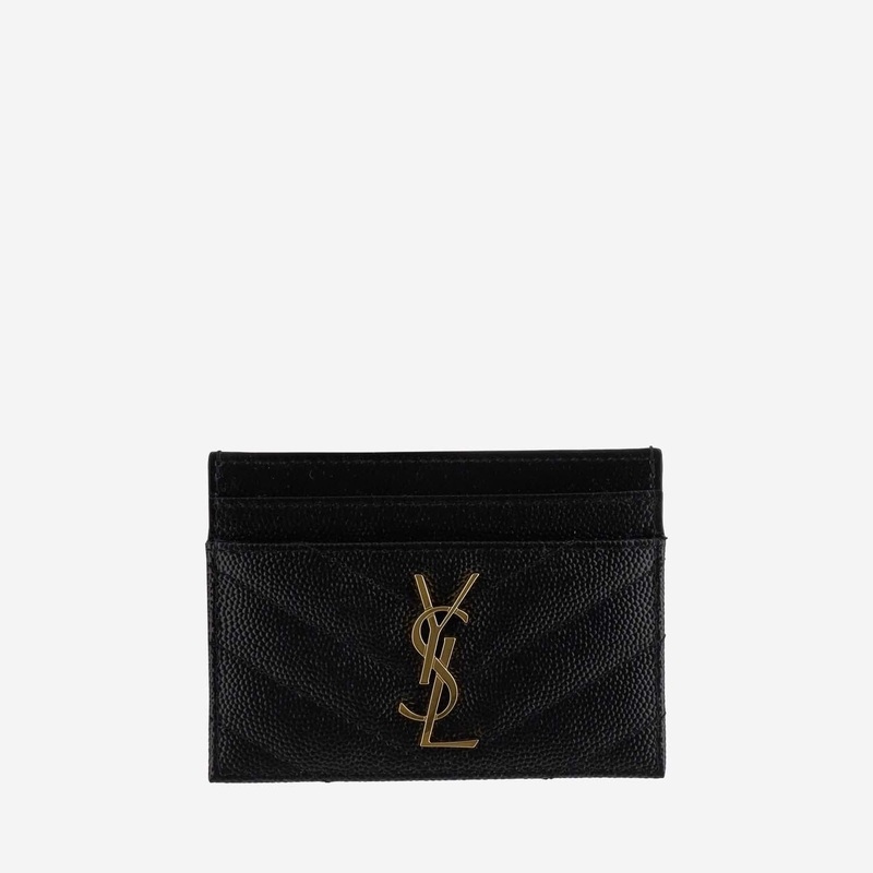 Cassandra Matelass Leather Card Holder