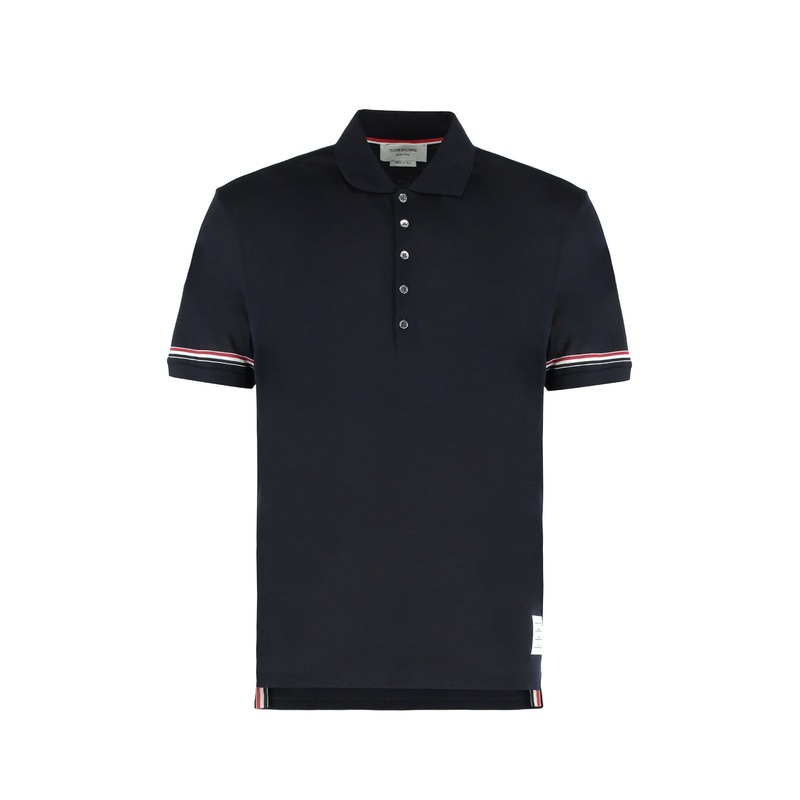 Cotton Pique Polo|Blue|1|2|3|4|5