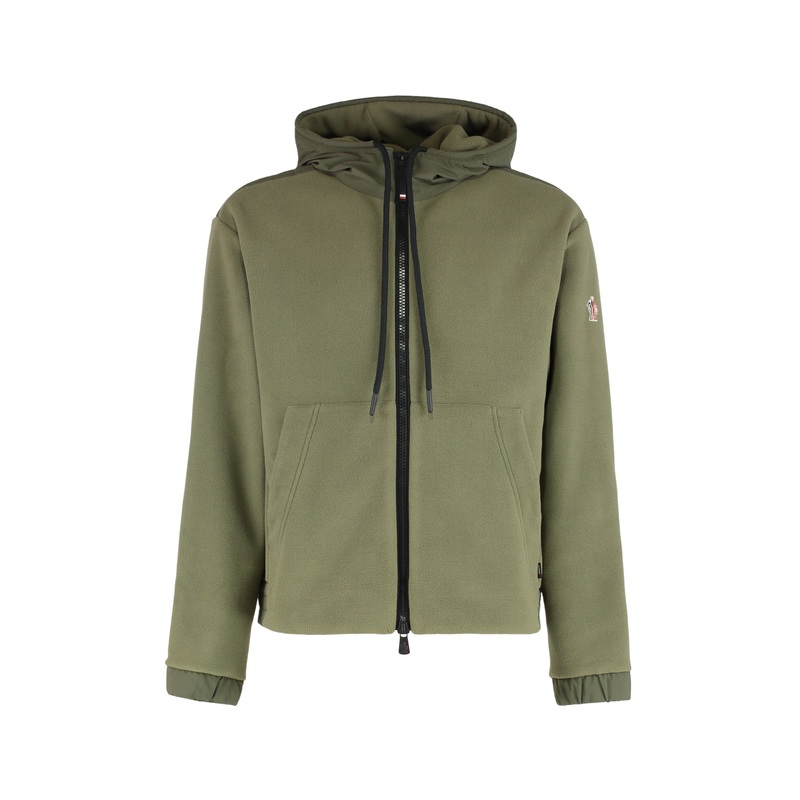 Hooded Sweatshirt with Zip Closure