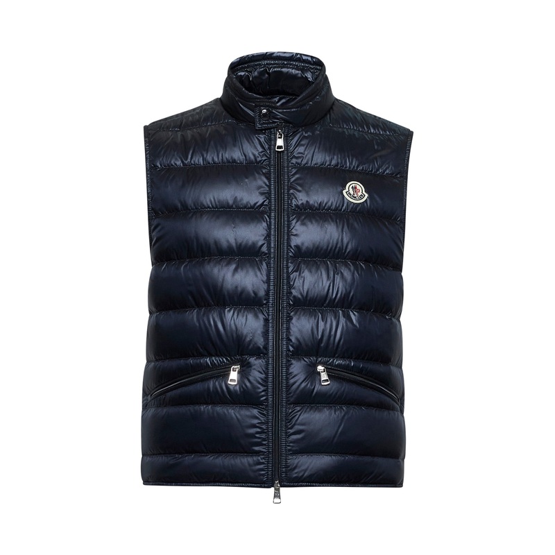 Blue Gui packable down gilet|2|3|4|5