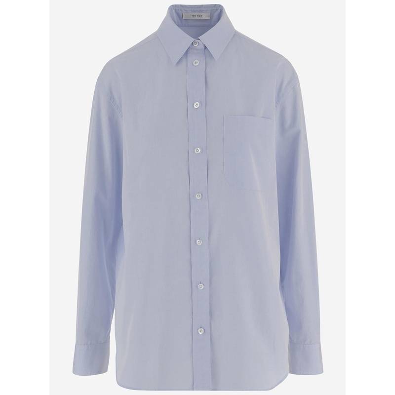 Cotton Shirt with Classic Collar