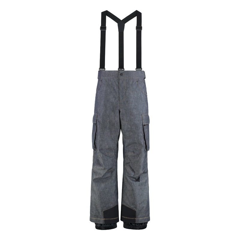 Padded Denim Ski Bib Overall|Denim|S