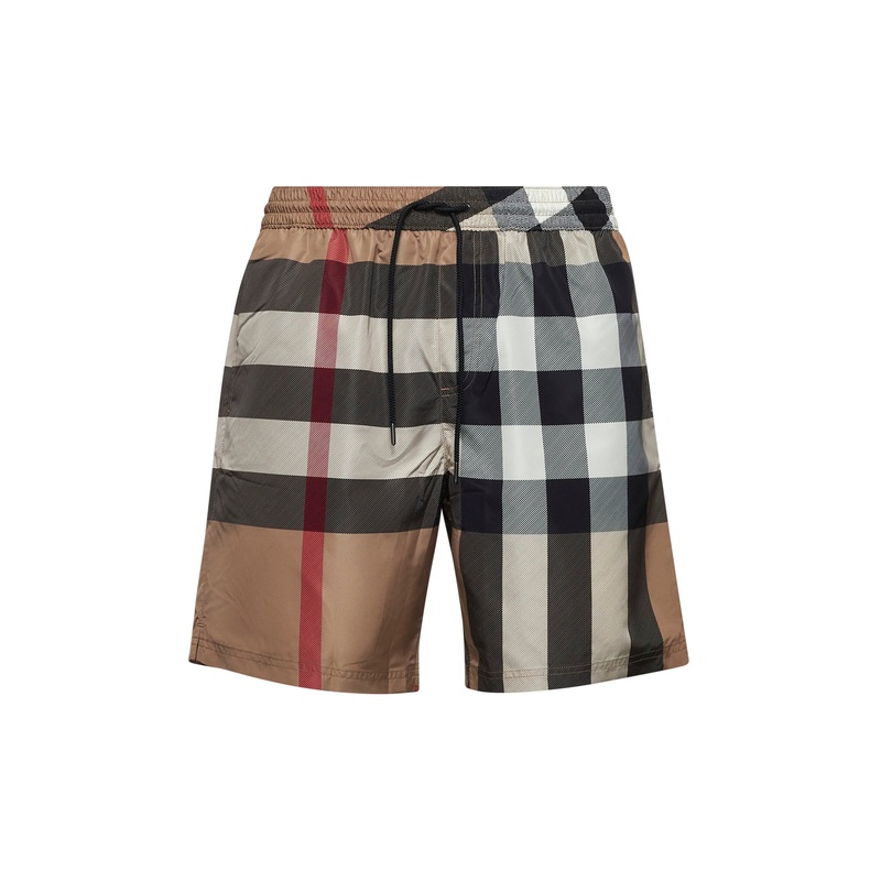 Beige Check swim trunks|XS|S|M|L|XL|XXL