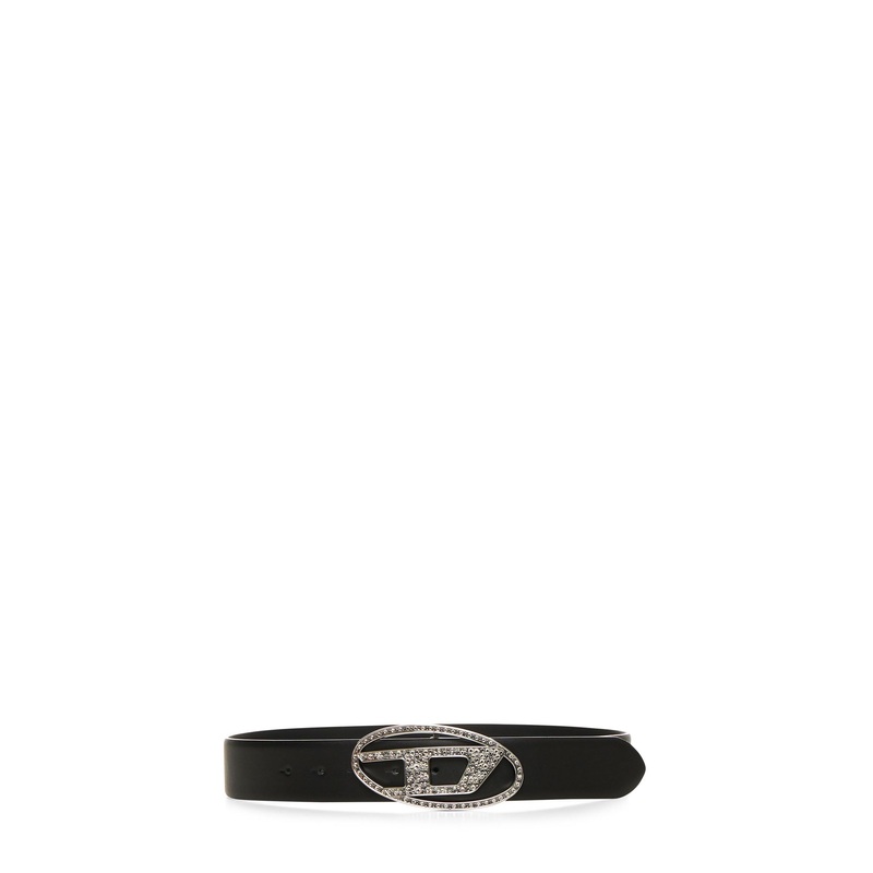 Black B-1dr Strass Belt|Black|75|80|85