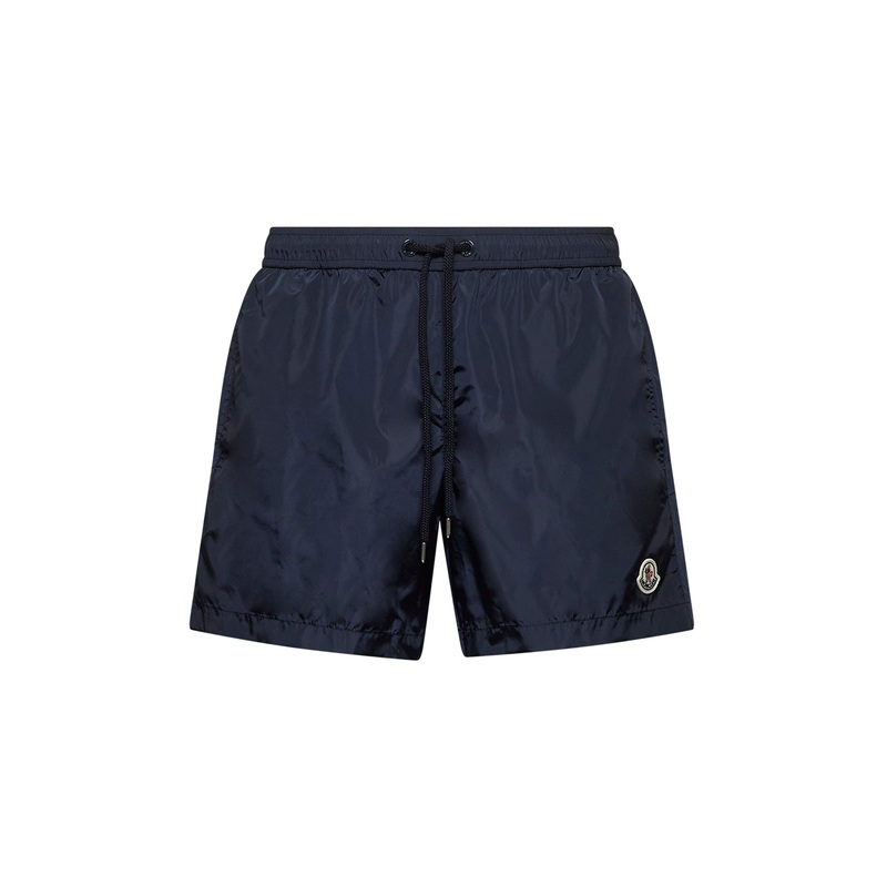 Blue logo patch swim shorts|S|M|L|XL