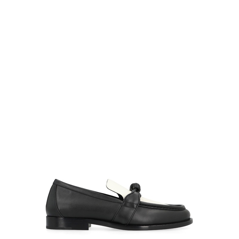 Bottega Veneta Astaire Leather Loafers