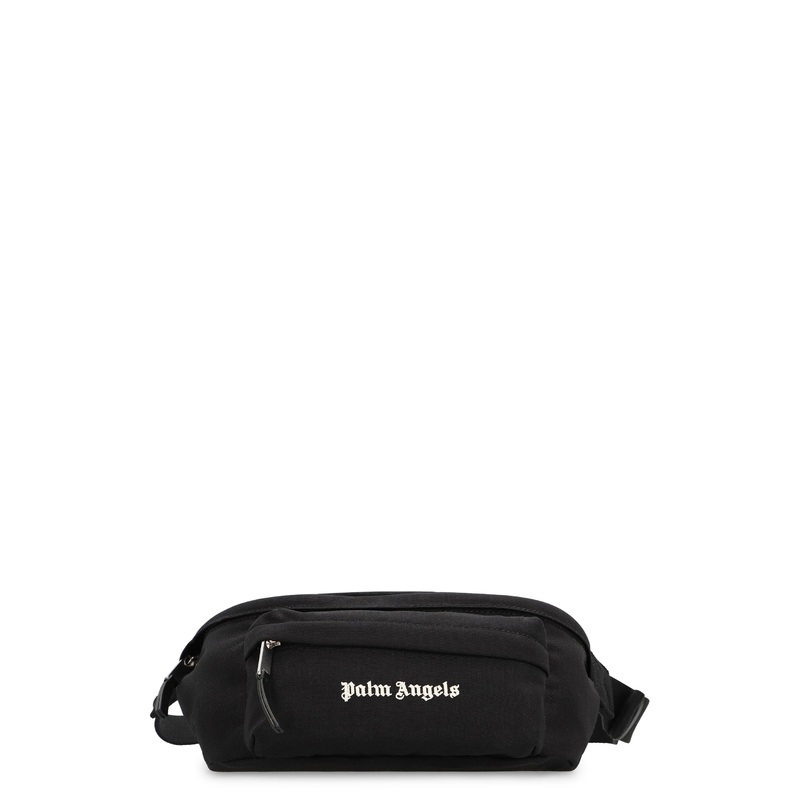Canvas Diaper Bag with Logo|Black|One Size