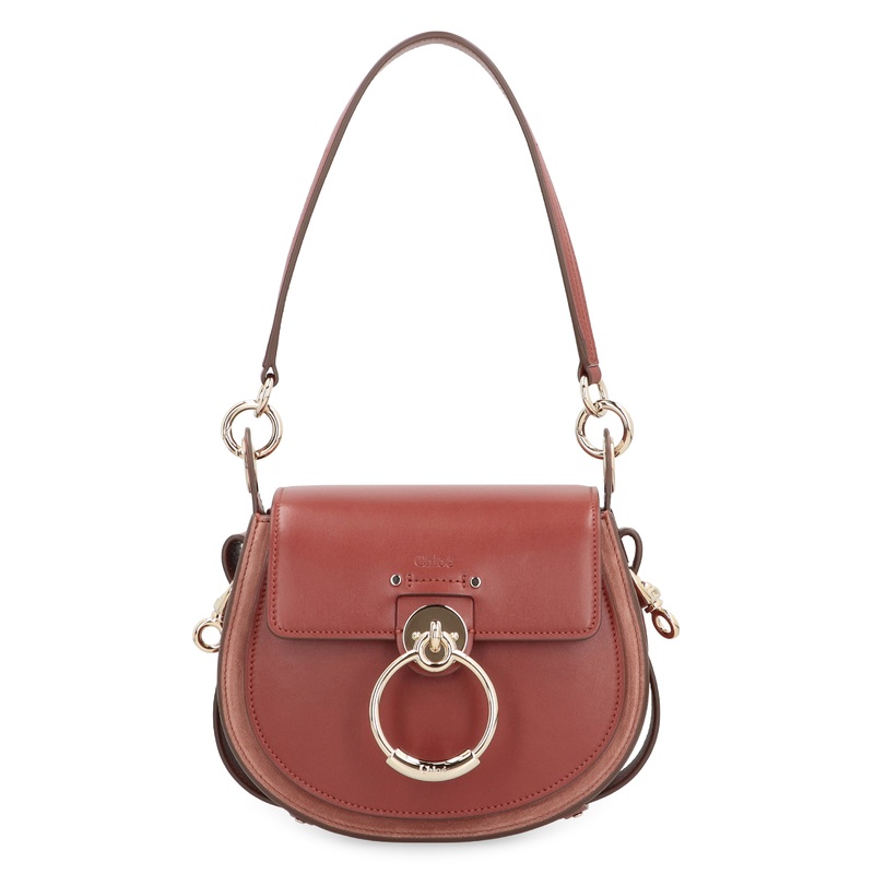 Small Leather Bag with Logo Detail