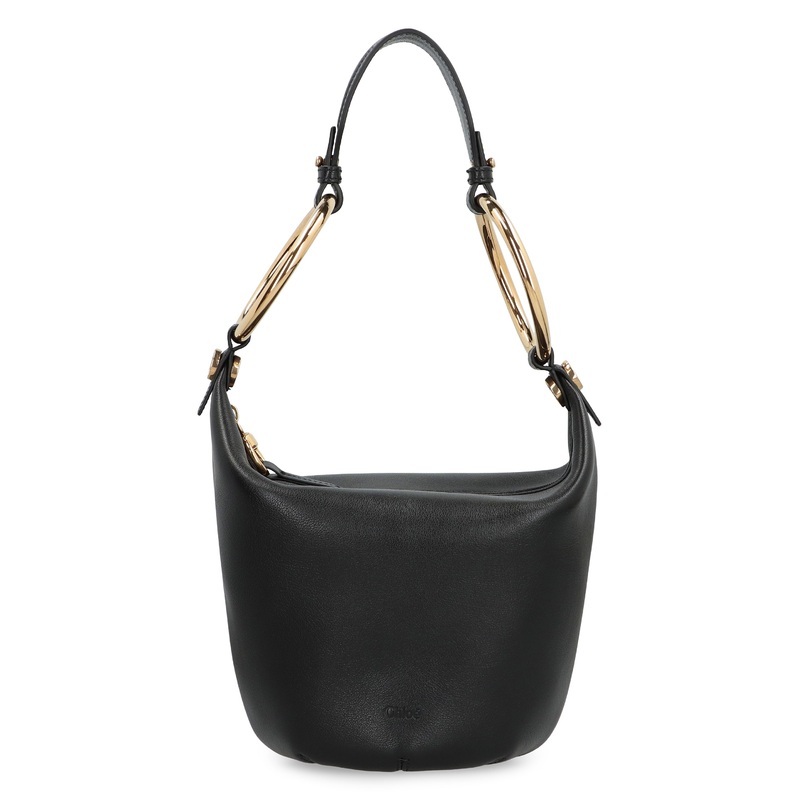 Small Leather Bracelet|Black|One Size