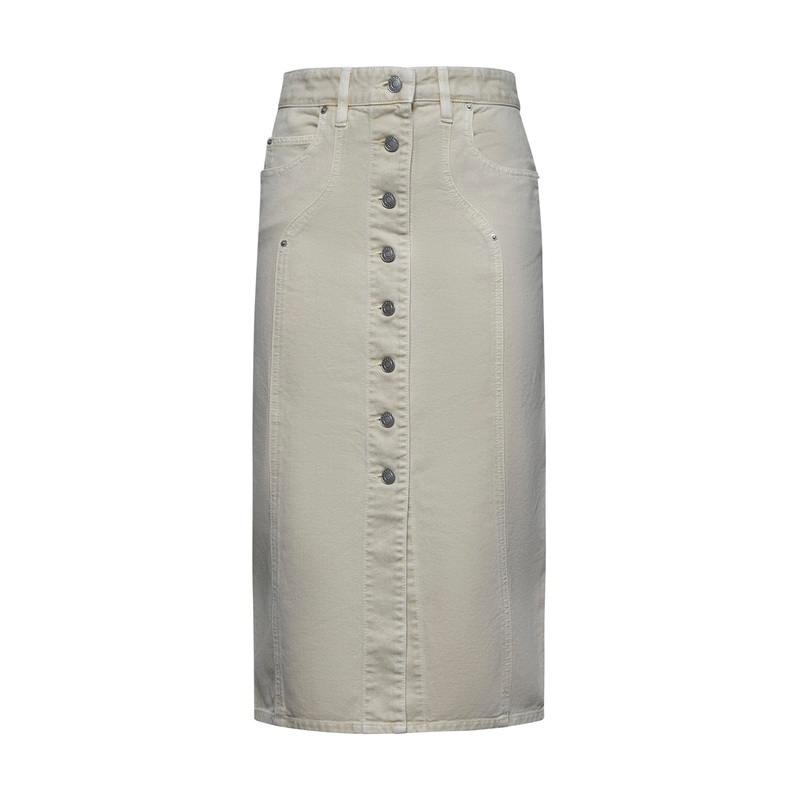 Vandy denim midi skirt|34|36|38|40