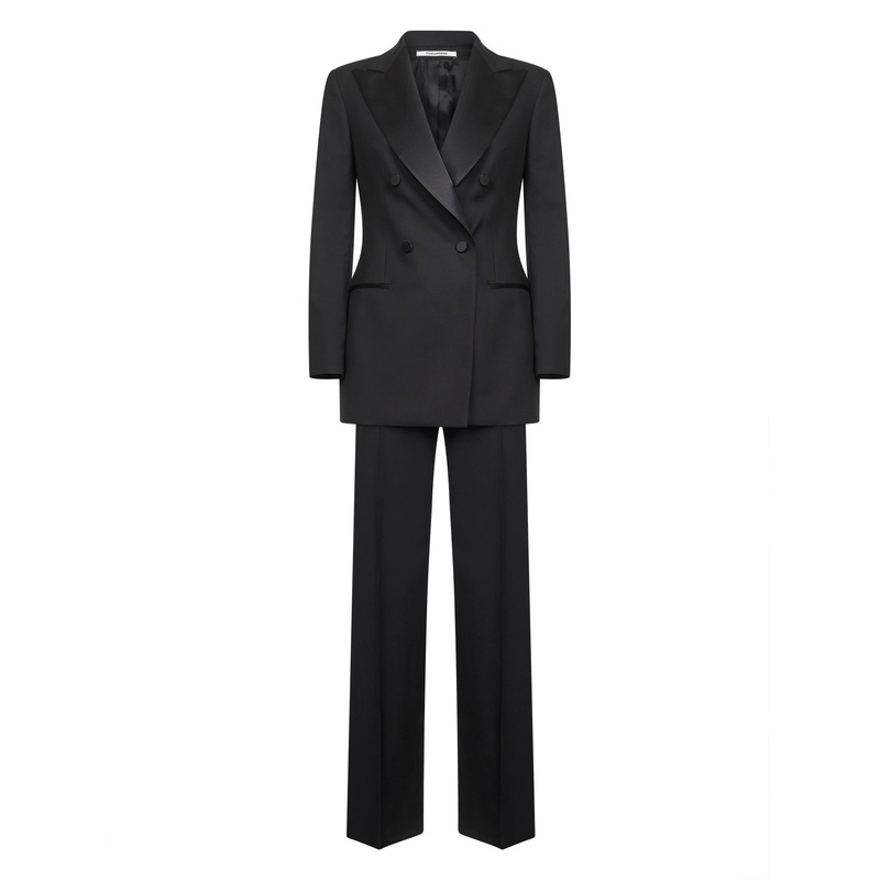 Black Elenia Tuxedo Suit|Black|40|48|46|44