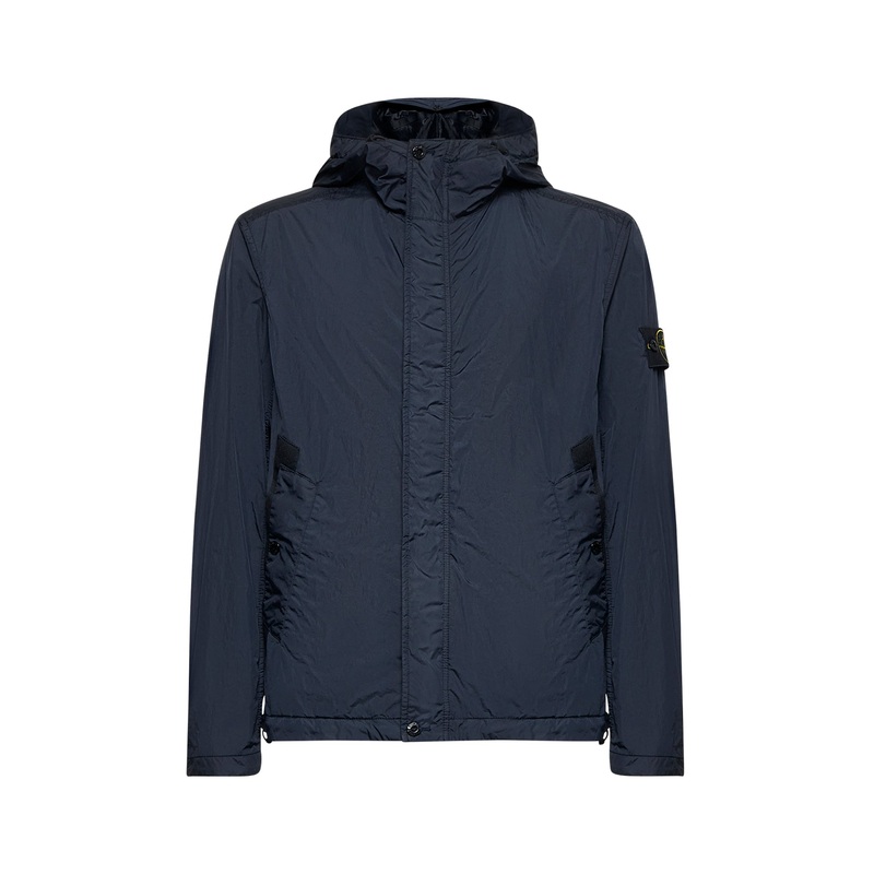 Blue hooded jacket|S|M|L|XL|XXL