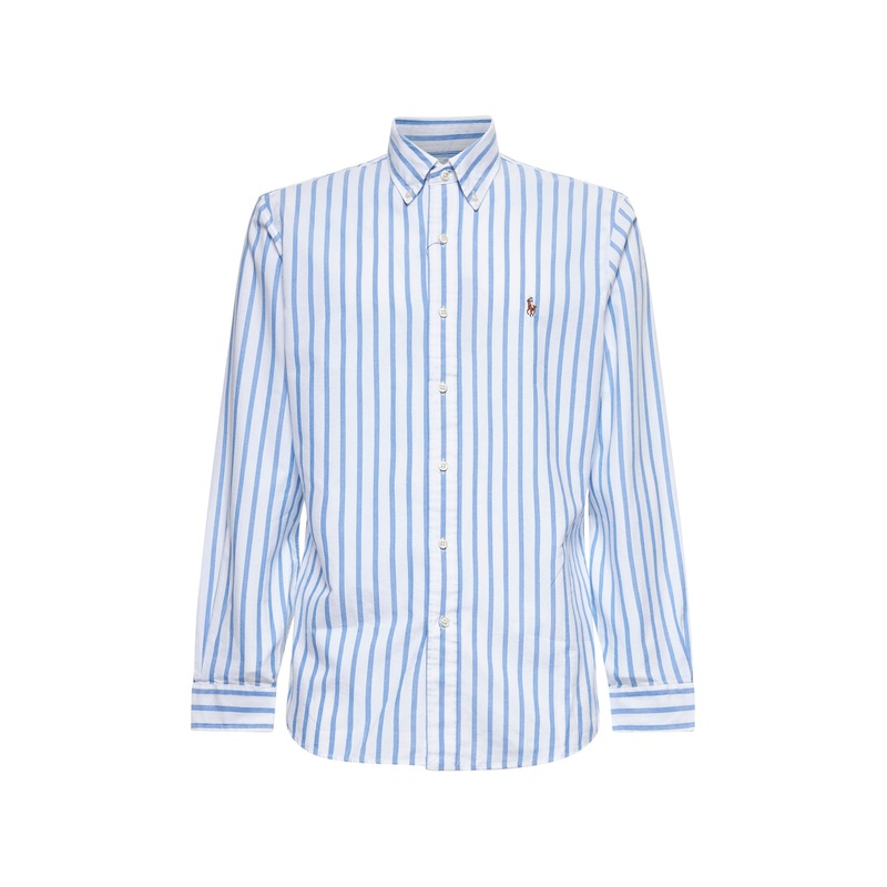 Custom-Fit striped Oxford shirt